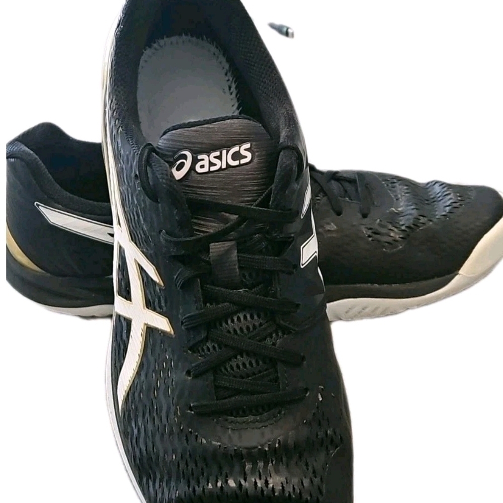 ASICS Elite Sneakers Men 11 Black/Gold – Cottage Boho Sports Norm Y2k Retro[4B